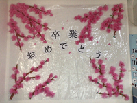 卒業おめでとうございます