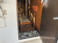 玄関上がり框の手すり 2019/11/07 10:32:34