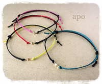 black×color2トーンペアアンクレット