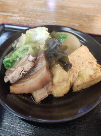 ★煮付け（沖縄風おでん？）定食ランチ 2023/12/09 14:56:35