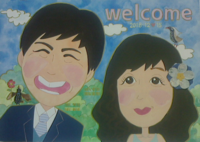 welcomeボード♡