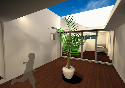 『 Four light court 』　～4つのライトコートのあるお住まい～
