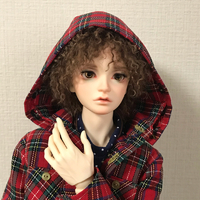 シャツにフード付けました