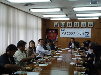 20101115　市長とランチミーティング