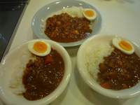 今日はカレー♪