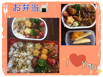 お弁当作り～(●´ω｀●)