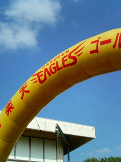 近所の家の庭に・・・