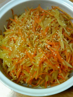 青パパイヤのきんぴら風