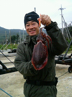 イカ釣りの達人