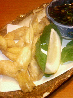 蛙の唐揚げ