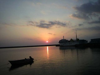 夕日