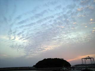 今日の夕日