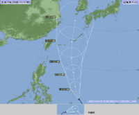 台風16号情報!! 2012/09/15 12:50:35
