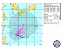 台風２１号情報!! 2012/10/12 12:10:00