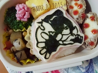 キャラ弁＊3種 (๑´`๑)♡ 2015/03/03 20:20:26