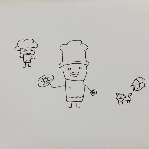 パンがヒーローのあのキャラクターをイメージだけで描いてみる！