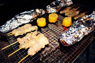 海鮮BBQ最高～！伊勢海老うまい！家族だいすき！