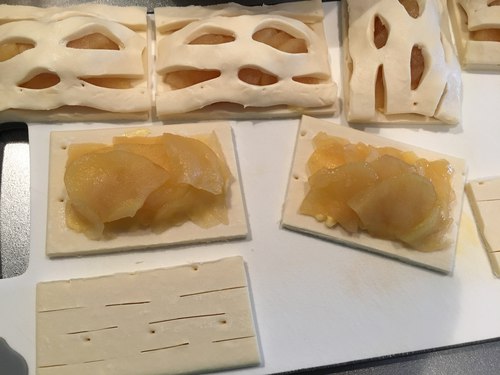 アップルパイ作り冷凍パイシート