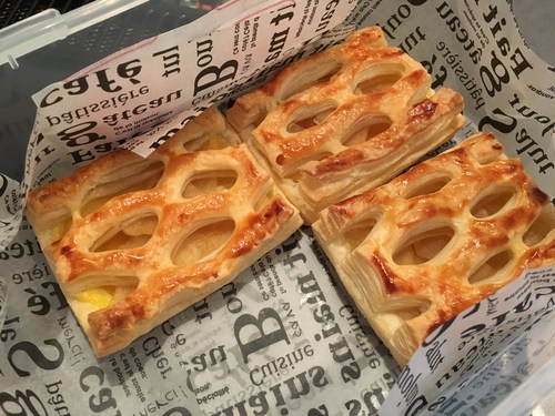 アップルパイ作り冷凍パイシートカスタードクリーム