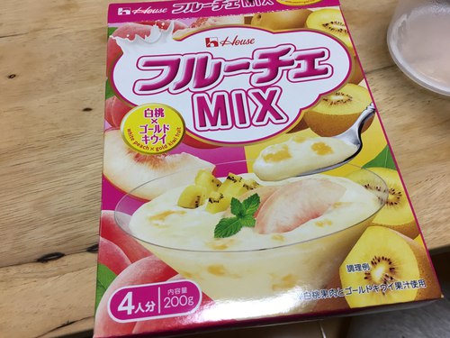 フルーチェMIX白桃ゴールドキウイ