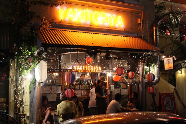 【夜の部 part2♡】北谷町「YAKITORIYA」に行ってみたよ～！