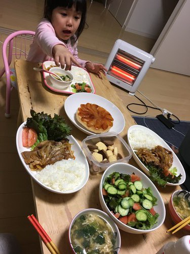 【バレンタインディナー】やる気ナシ！家にあるもので適当に！(笑)来年は頑張る～！