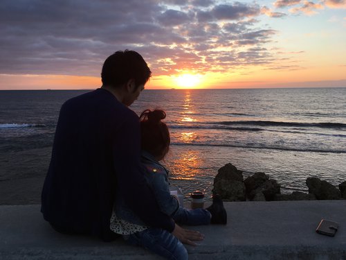 【カラオケデビュー！】家族で夕日を見ながら黄昏た日曜ファミリーデイ！