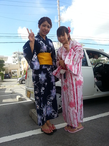 ゆかた女子☆発見