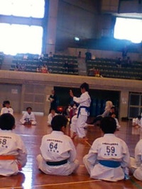 空手の大会♪