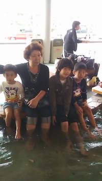 足湯～ 2011/11/19 15:00:10
