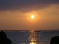 夕日