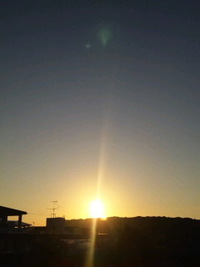 今朝の光景☆ 2010/09/28 07:46:18