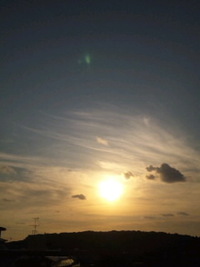 今朝の光景☆ 2010/10/07 07:15:33