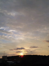 今朝の光景☆ 2010/10/12 15:59:49