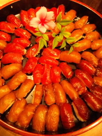 夕食は大東寿司♪♪ 2010/11/02 11:22:44