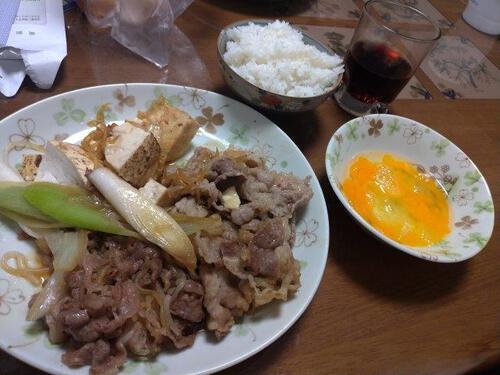 念願のすき焼き～！(笑)