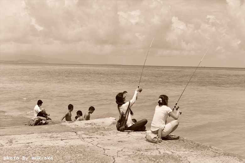 竹富島 2014/08/18 sepia part1
