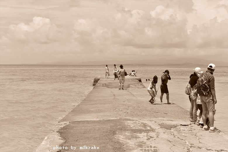 竹富島 2014/08/18 sepia part1