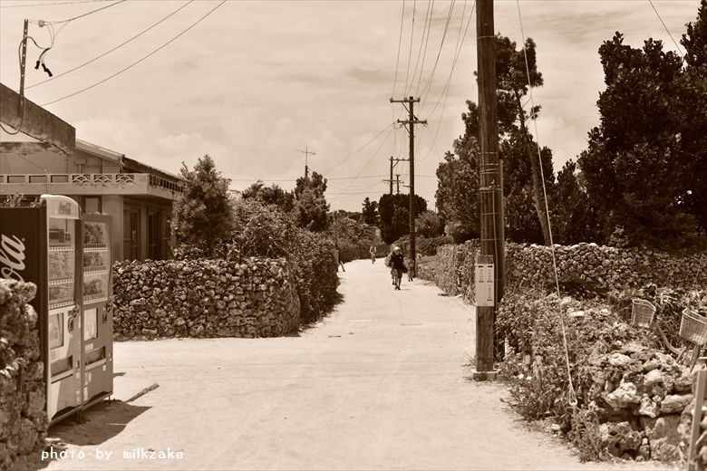 竹富島 2014/08/14 sepia part3
