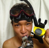 Diving２０スタッフ紹介。安心安全のプロダイバー。好きな言葉は「笑顔」です！