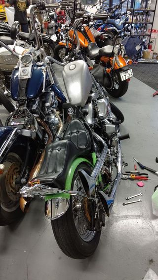 D's GARAGEブログ:リジットショベルカスタム中（アップスイープ