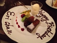 誕生日Cinq 有難うございました♪ 2012/08/02 17:28:10