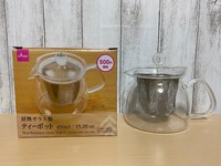 ダイソーオススメ商品 耐熱ガラス製ティーポット＆ダブルウォールグラス