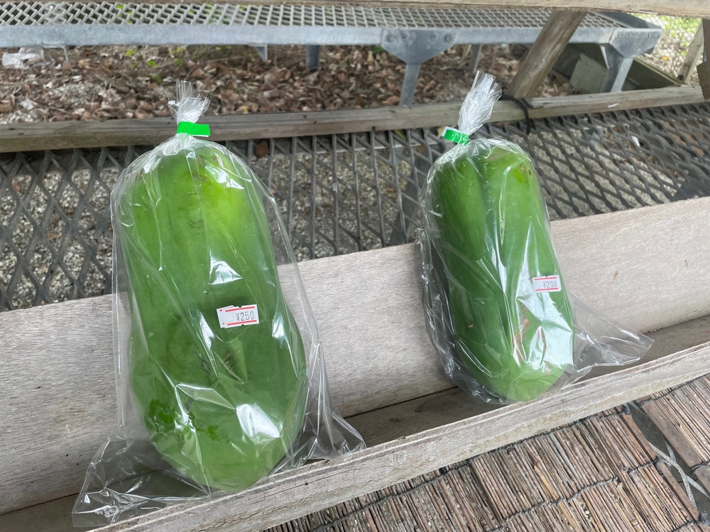 ナニコレ沖縄面白い＆珍しい無人販売シリーズ8回目 うるま市天願「Ｙ・Ｙあんり」野菜の無人販売