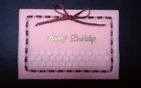parchment craft card: Happy Birthday! 2021/07/23 14:40:40