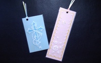 parchment craft Bookmark 栞 2022/08/30 16:23:08