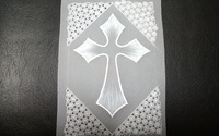 parchment craft 作品途中　Cross 2021/01/31 21:48:56