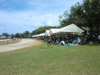 上本部小学校運動会