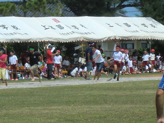 上本部小学校運動会