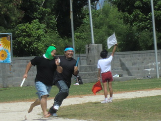 上本部小学校運動会